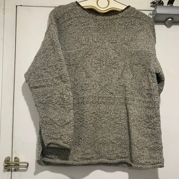 VINTAGE JACOB CHUNKY KNIT WOOL SWEATERS PATTERNS SIZE L - Picture 4 of 10